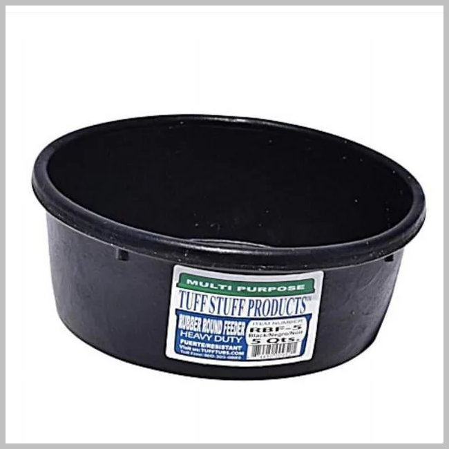5 Quart Rubber Pan Agcare Products