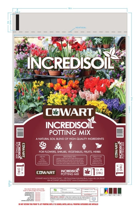 cornell mix potting soil Incredisoil Potting Mix 1 cubic ft bag
