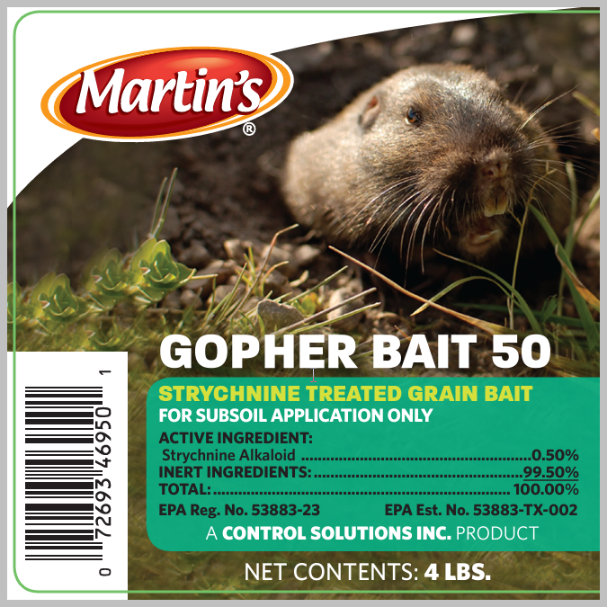Strychnine Gopher Bait 1 pound bottle – Agcare Products