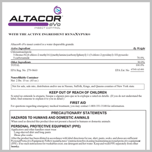 Altacor Evo Insecticide 18 oz Bottle SO Special Order by Request ...