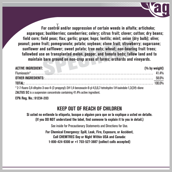 valor herbicide active ingredient Phazer or Zaltus SC Flumioxazin 41.4% 2.5 gallon Generic Valor Chateau Special Order by Request SO Herbicide EPA 93930-51