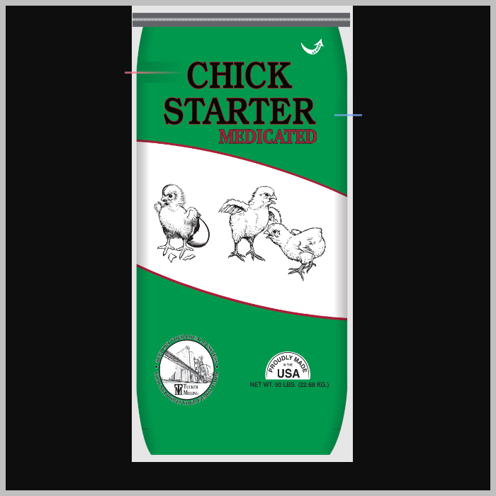 MEDICATED Chick Starter  50#