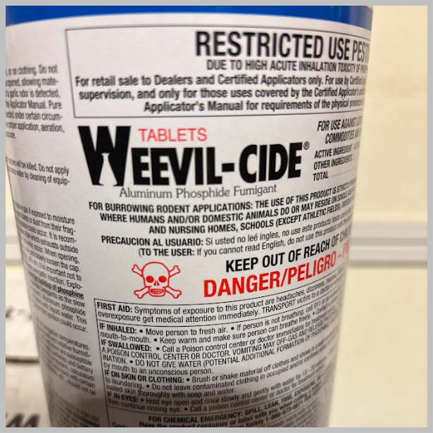 RUP Weevil Cide 500 Tablets EPA Reg # 70506-13 Sold by case only