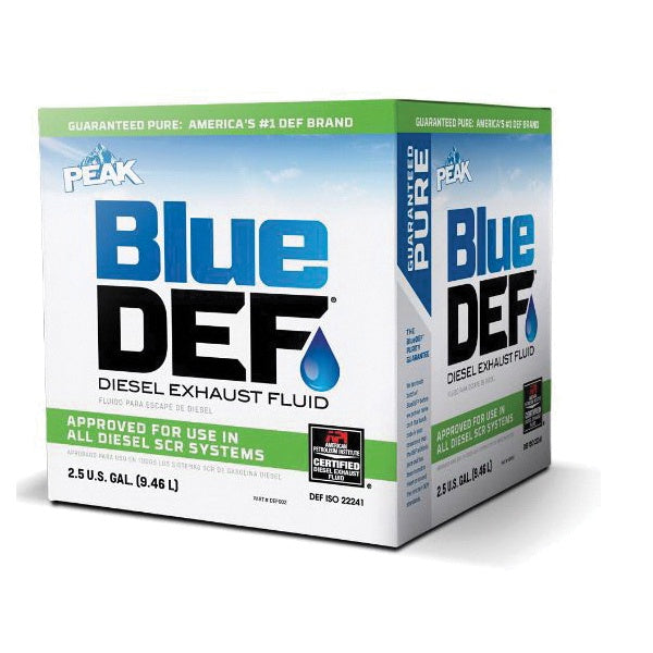 BlueDEF DEF002 Diesel Exhaust Fluid, 2.5 gal, Liquid, Ammonia