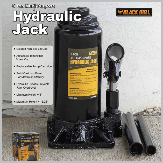 8 Ton Hydraulic Bottle Jack