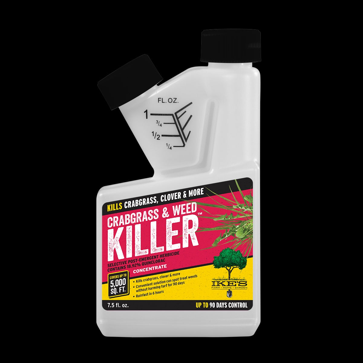 post-emergent herbicide crabgrass killer Ike's 7.5 oz. Grass Weed Killer