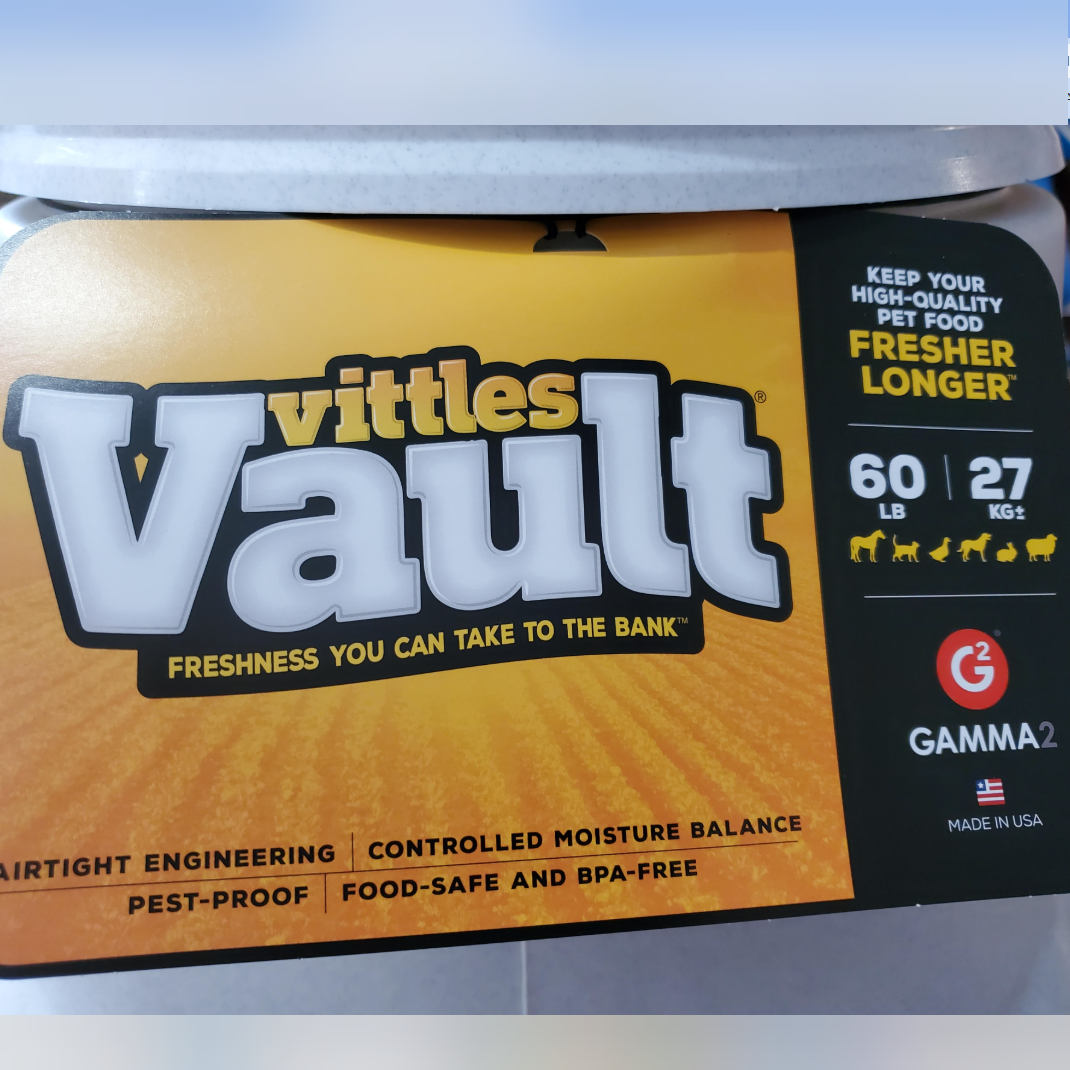 Vittles Vault 60 lb capacity Stackable Gamma2 Pet Food Container ...