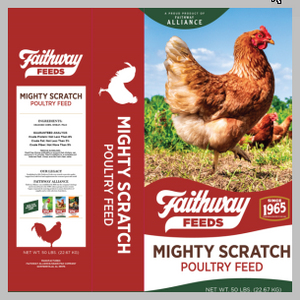 faithway alliance garden seed 3-way Scratch Mighty Scratch 50 lbs