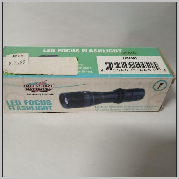 Interstate LED Focus Flashlight -Closeout Special – Agcare Products