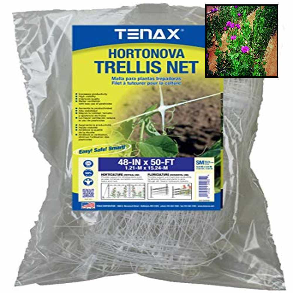 tenax hortonova plant trellis net Trellis Net 48" Tenax 50' – Agcare Products