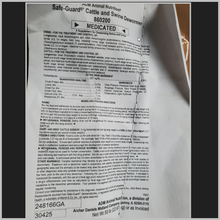 Load image into Gallery viewer, Dewormer Safe-Guard 0.5% 50# Cattle and Swine