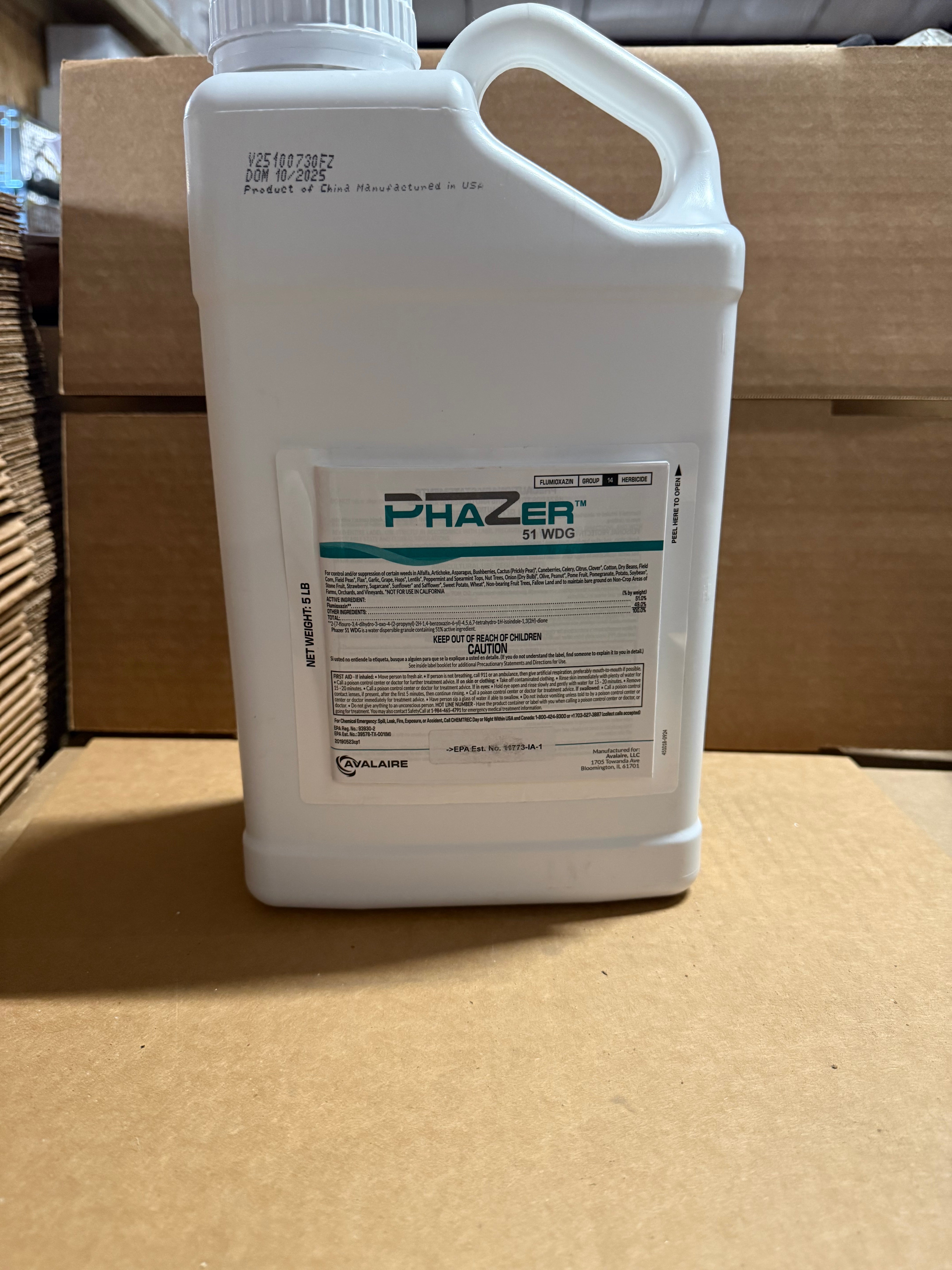 Phazer Outflank 5# (Generic Valor Chateau) 51% Flumioxazin