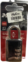 Load image into Gallery viewer, Master Lock Three Number Combo lock