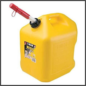 Fuel Can Diesel 5 Gallon Yellow