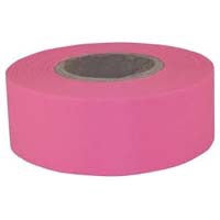 Flagging Tape Pink 1-3/16" wide x 300'