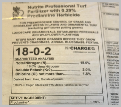 prodiamine pre-emergent herbicide fertilizer 13-0-5 Fertilizer with Preemergent Herbicide .37 Prodiamine Weed and F –  Agcare Products