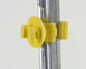 Insulator T-post Claw Yellow