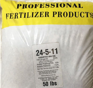 24-5-11 Slow Release Fertilizer 50# bag