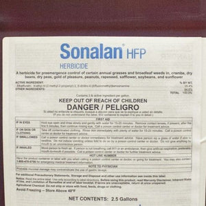 riceone herbicide label Sonalan HFP Preemergent Herbicide 2.5 gal EPA 10163-356 – Agcare Products