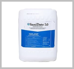 SaniDate 5.0 2.5 gallon jug