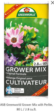 2.8 cf bag Grower Mix w Perlite