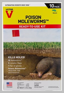 Sweeney's Mole Worm Bait 10 worms Kit