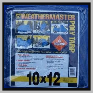 Tarp 10 x 12 blue