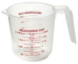 Measuring Cup Plastic 2 Cup