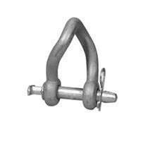Clevis 7/8" Twisted Galv