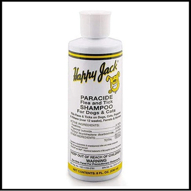 Shampoo Paracide Happy Jack 8 oz
