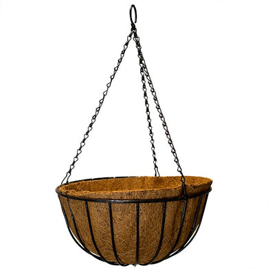 Hanging Basket Blk 14 coco