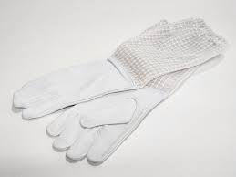 Bee Goatskin Gloves with Vented