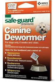 Dewormer Safe-Guard Canine 1gx3