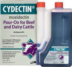 Dewormer Cattle Cydectin PourOn 1 Liter