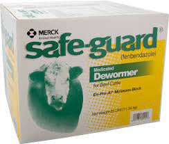 Dewormer Cattle SafeGuard Block 25 lbs.