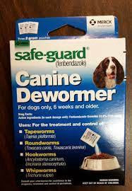 Dewormer Safe-Guard Canine 4gx3